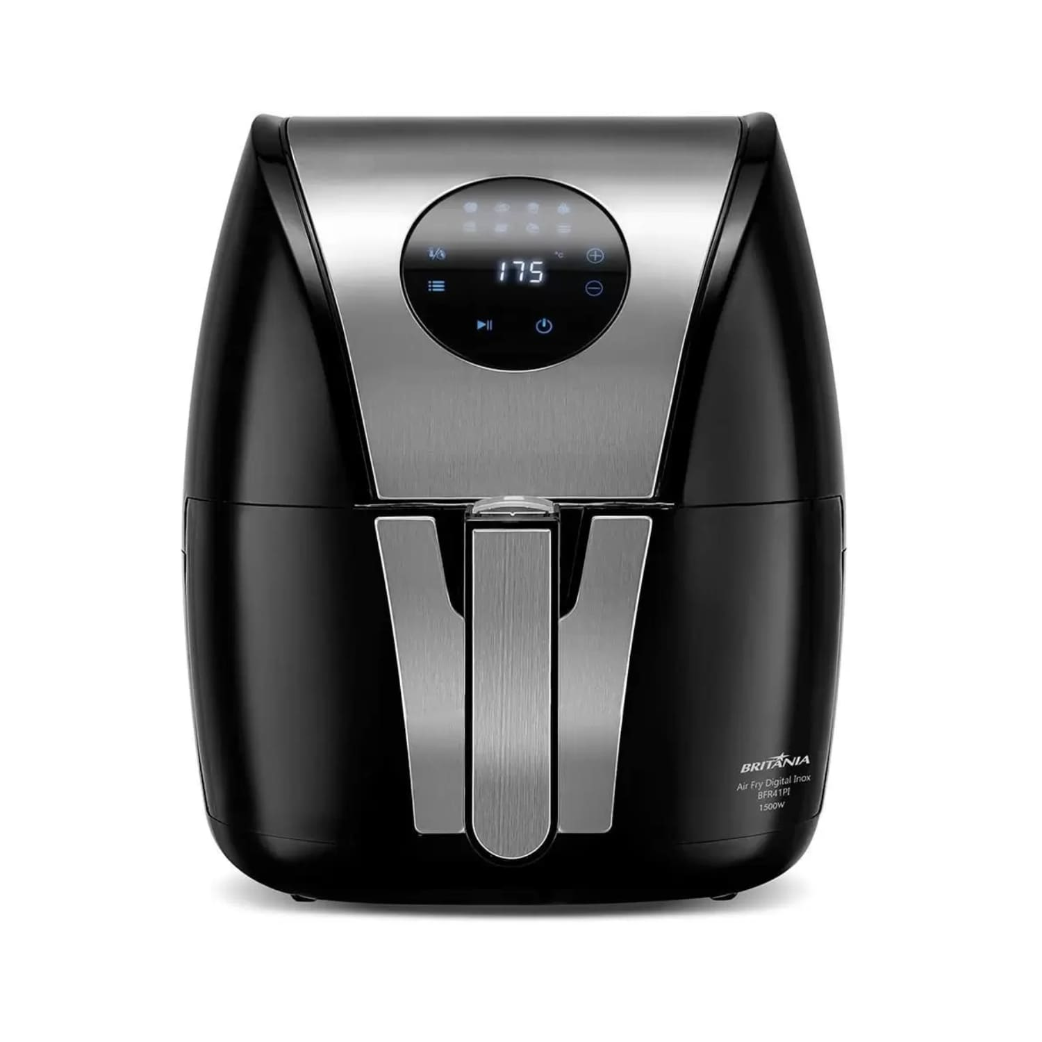 freidora air fryer britania bfr41pi 5l digital inox 220v – 9799 freidora air fryer britania bfr41pi 5l digital inox 220v – 9799